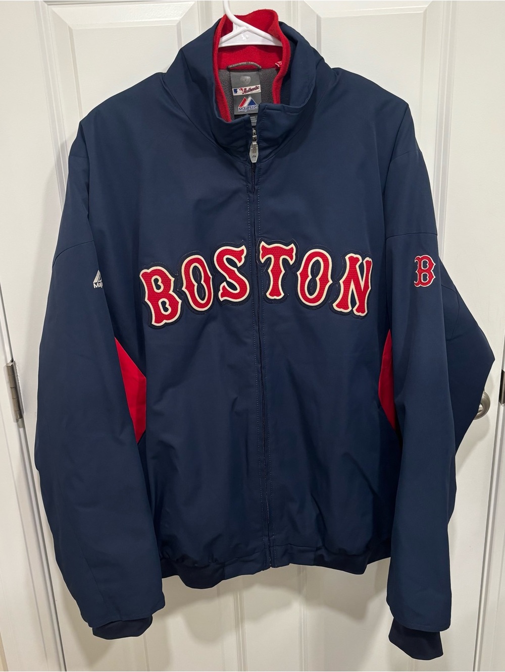 Majestic Boston Red Sox Full Zip MLB Baseball Jacket Mens U.S. Large